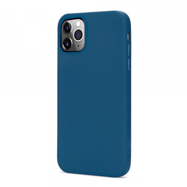 Wholesale Slim Pro Silicone Full Corner Protection Case for iPhone 12 / iPhone 12 Pro 6.1 inch (Navy Blue)